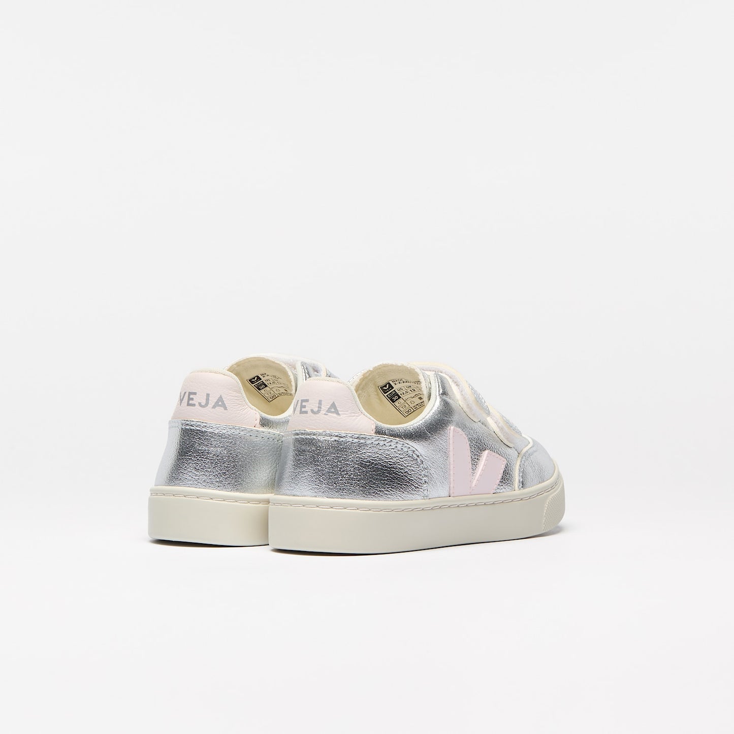 V-12 LEATHER SILVER LASSI - VEJA FOR SALE