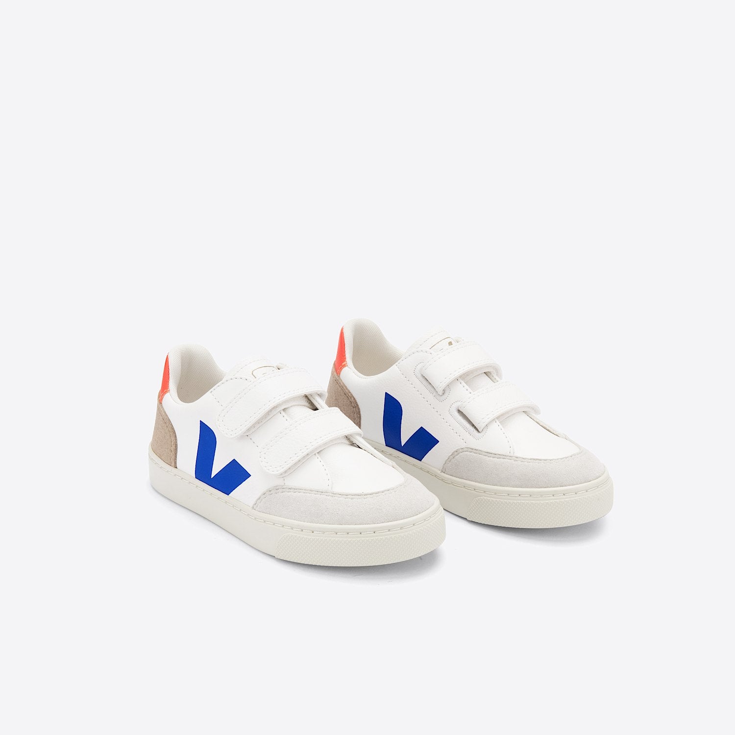 V-12 LEATHER WHITE MULTICO MIEL - VEJA US