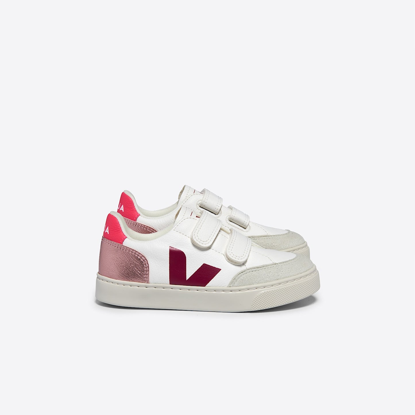 V-12 LEATHER WHITE MULTICO NACRE - VEJA ONLINE