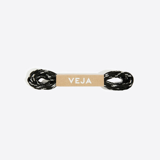 LACES BLACK OXFORD GREY - VEJA DISCOUNT