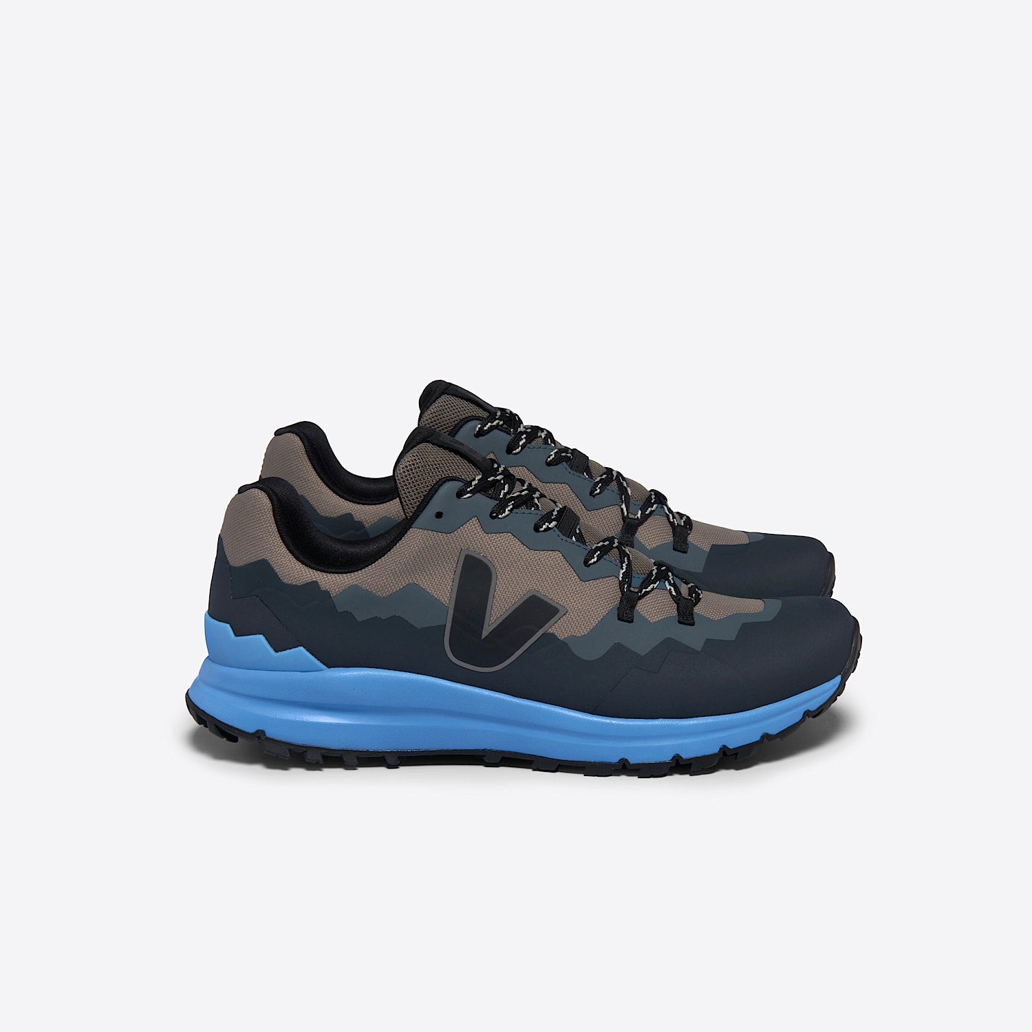 FITZ ROY TREK-SHELL BASALTE BLACK CELESTE - VEJA ON SALE