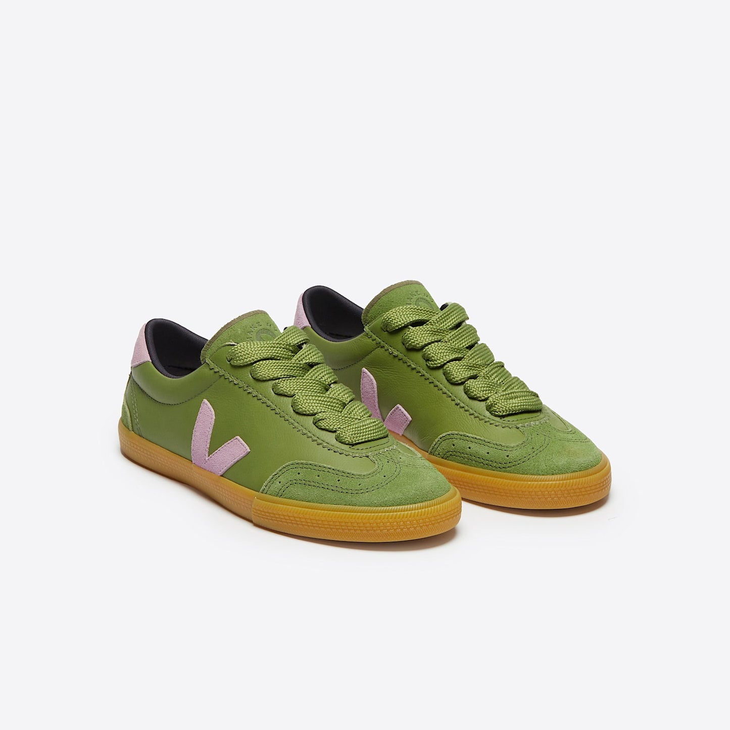 VOLLEY LEATHER VEJA X MAKE MY LEMONADE KIWI ORCHID - VEJA ONLINE